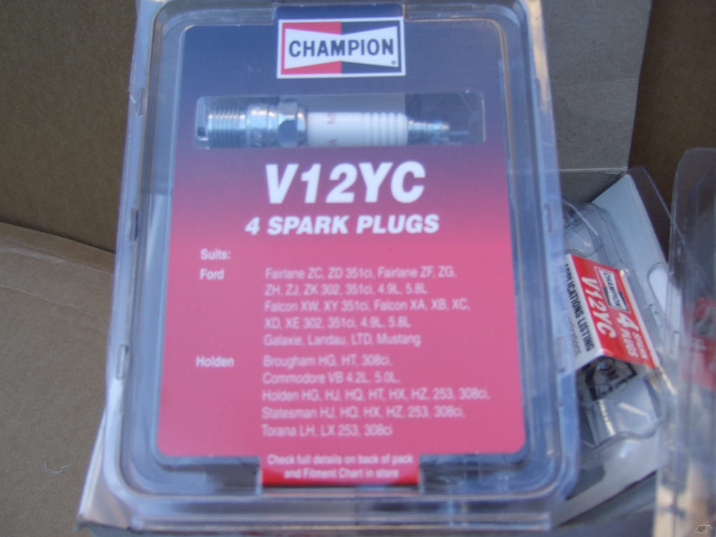 8 x CHAMPION SPARK PLUGS V8 Ford/Holden Nelson Merchants