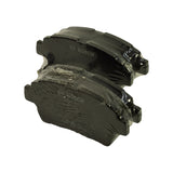 Stacked pair of pads at an angle, sealed in clear wrap, upper pad showing BOSCH logo on friction face and lower pad showing circular Bosch stamp and moulded part code on edge