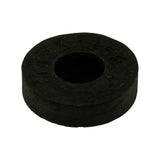Top face of the grommet with moulded numerals visible around the inner bore — partially legible, appears to include digits consistent with a date code or mould reference. Black moulded rubber, uninstalled.