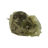 Side-on view of pump body still in polythene wrap. Circular pulley-mounting flange on top with centre stud and threaded holes visible. GMB logo moulded into housing visible through bag. Inlet port opening visible at base of housing.