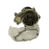 Impeller-side view of the pump showing 8-vane cast iron impeller inside the outlet housing. Reference number '3170' written in marker pen on the body. Gasket in poly bag beside the pump.