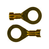Brass Ring Terminals - 8.4mm (5/16")
