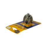 Reverse of the blister pack and close-up of bulb base markings reading 'PREMIUM 12V 60/55W' with batch code, plus the back of the Hella card with reversed Hella logo and product details