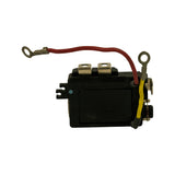 Reverse face of the module showing flat black plastic housing with a small blue paint dot quality mark and faint moulded text