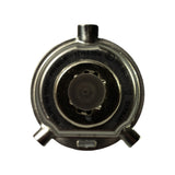 Bottom view of the bulb base showing the moulded markings: PHILIPS H4 12342 PREMIUM, 12V 60/55W, E1 approval mark, type code 2C3, batch L6/20, and country of origin GERMANY around the perimeter