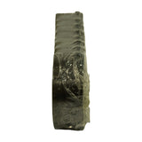 End-on profile of the shrink-wrapped stack showing bearing thickness and the plain lower shells
