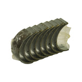 Angled view of the stacked half-shells highlighting the polished steel-backed running surface and chamfered edges