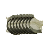 Side profile of sealed set with concave running surfaces of the half-shells facing the camera