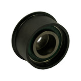 Three-quarter isometric view of the front face showing the stepped bore entry. GMB brand marking visible on the green seal ring at the top. Inscription on lower portion of seal perimeter, partially legible.