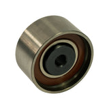 Opposite three-quarter angle view showing sealed face from opposite side; partial embossed text visible on rubber seal ring.