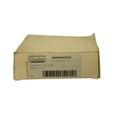 Front face of original Precision International cardboard box, Precision International logo and part number RS4965020CR6JE on adhesive label. Description reads 'NISSAN RB26 JE STEEL CHROME 86MM 1x1.2 1x1.5 1x3'. Batch code JG1006 3405 and product code JE067 also visible. Box shows age yellowing and minor edge wear.