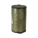 Opposite side angle showing partial view of the 'AIR FILTER WF-3313K' label and the closed-top end with cinched shrink wrap
