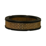 Slightly raised side view showing full circumference of the perforated metal outer screen and the top rubber end cap with inner opening visible