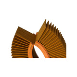 Bosch 1457429992 Air Filter — Damaged — showing uniform pleat spacing