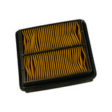 Opposite three-quarter angled view of the same filter, showing the mirrored long edge, pleat depth and ribbed sealing gasket on the perimeter
