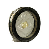 Top face of filter showing black moulded rim, pleated paper media, and green Kralinator/Polytron label at the top. Handwritten '3065' visible on the rim. Item remains in original clear shrink wrap.