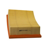 Three-quarter angled view showing the WIX WA 6588 part number printed on the side of the pleat block in black