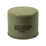 Reverse of filter body showing installation instructions and 'G.U.D. (N.Z.) LIMITED / AUCKLAND / MADE IN NEW ZEALAND' text. Filter in good condition with minor surface dust.