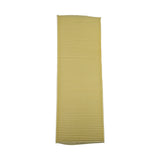 Front face of bare filter element, portrait orientation, pleated paper media in pale cream/yellow, rectangular with slightly tapered top corners. Small moulded code '071651' visible at lower centre edge.