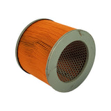 Close-up of filter face showing pleated paper element, rubber seal surround in good condition, no contamination or compression marks.