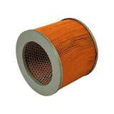 Rear/underside of filter element showing clean pleated media and rubber gasket seal — consistent with new unused condition.