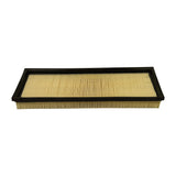 Three-quarter angled view showing pleat structure from above and the side, frame depth visible