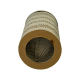 Angled end view showing cardboard end cap, inner perforated centre tube and minor handling marks on the canister