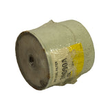 Angled view of closed bottom end and rear of canister, partial label visible on the right side