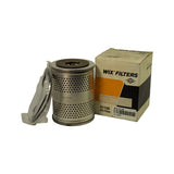 Filter element alongside the retail box showing both unit and packaging together, illustrating new old stock condition