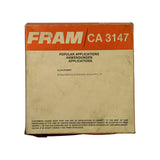 Side panel of carton showing 'POPULAR APPLICATIONS / ANWENDUNGEN' header, listing Alfa Romeo Alfasud Berlina, Giardinetta and Alfasud N, L, TI variants, with Fram Europe Ltd disclaimer at base.