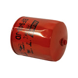 Three-quarter view emphasising the drain plug fitting on the side of the can with the hex-flat drain bolt visible