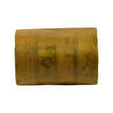 Reverse side profile of bearing in waxed paper wrapper. Smooth external surface visible through worn paper.