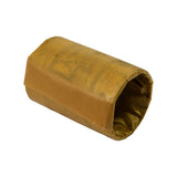 Opposite bore end of cam bearing, paper wrapper folded inward. Bearing wall thickness visible from this angle.