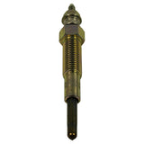 Vertical end-on view showing terminal stud assembly: M4 stud, washer, and rubber seal clearly visible; hex nut body and transition shoulder below.