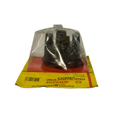 Rear/underside view of blister card laid flat. Reverse of packaging shows full fitment list text (Nissan, Honda applications) and GH604 part number. Cap in dome attached above card.