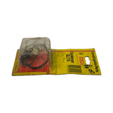 Side profile of card laid flat with blister upright, showing depth of clear plastic blister and full barcode 9311831002103