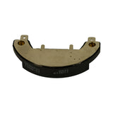 Reverse of the module showing nickel-plated metal heat sink baseplate with date code 1058935 and part markings IG-M001 and TIM019 stamped on the encapsulant