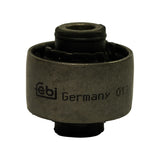 Side profile showing febi (ebi) logo and 'Germany 013' stamping on outer metal sleeve; rubber lip protrudes from each end of the metal shell.