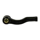 Opposite-face view of part with ball end facing left, showing brass/gold-coloured grease plug cap on ball joint housing and cast markings on arm reading 'H.S 190'.