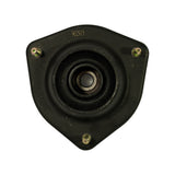 Underside view showing the inverted bearing cone and three zinc-plated studs threaded through the flange. Casting marking '902915' clearly stamped in gold ink at the upper edge of the flange.