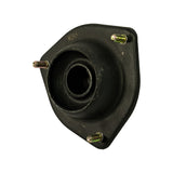 Three-quarter angle of the underside showing depth of the moulded rubber boot and the threaded portion of the studs protruding from the flange. Casting number 902915 visible.