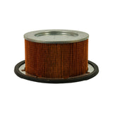 Alternate three-quarter side view of the filter at similar angle to photo 2; shows consistent condition of pleated media and rubber flange
