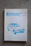 Triumph Toledo TS parts catalogue