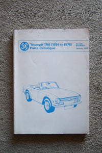 Triump TR6 1974-76 Parts Catalogue