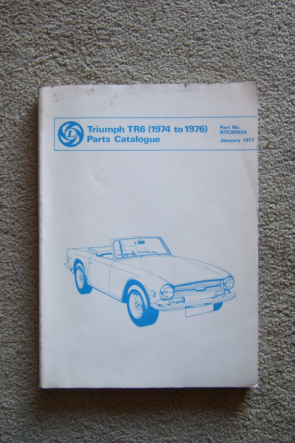 Triump TR6 1974-76 Parts Catalogue
