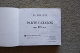 Nissan Model B12 Series Parts Catalogue Book