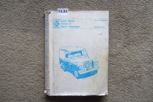 Land Rover Series 3 Parts Catalogue