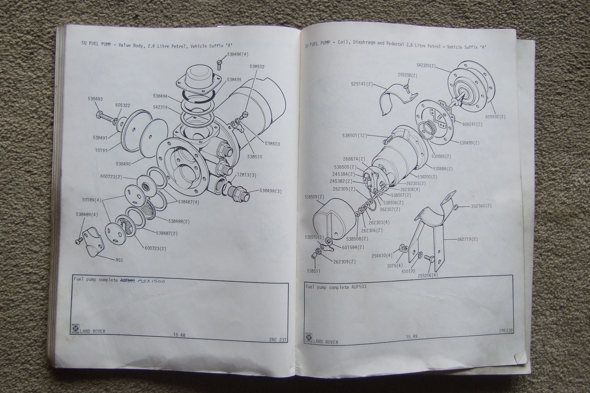 Land Rover Series 3 Parts Catalogue Nelson Merchants