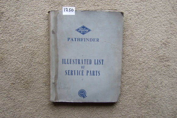 Pathfinder Illustrated List of Service Parts Book