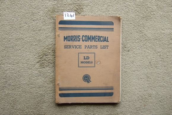 Morris Commercial LD Models Service Parts List